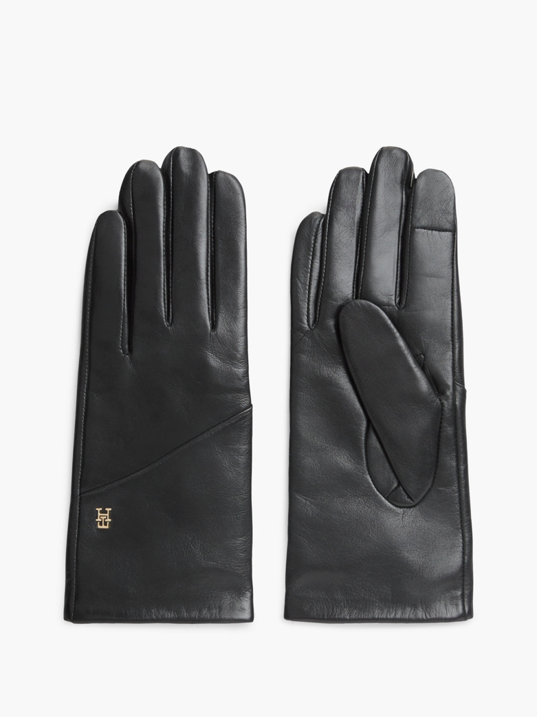 Chic Th Monogram Leather Gloves