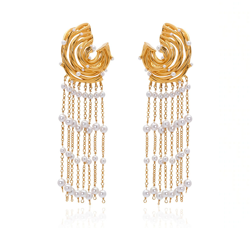 Nest Pearl Earrings