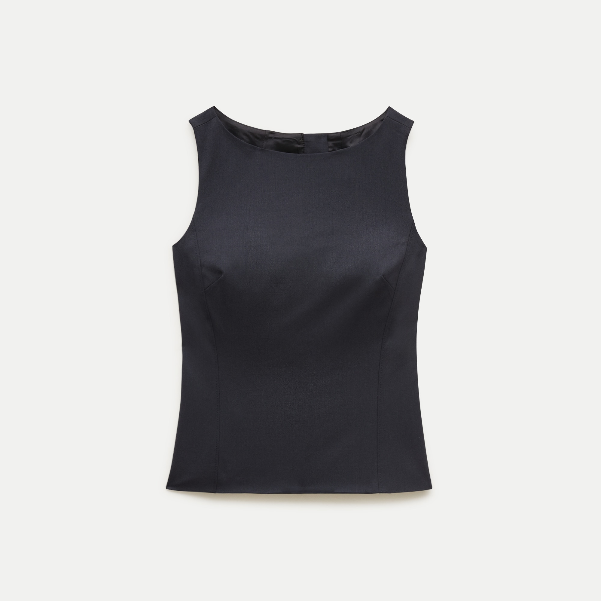 Shell Top in Lightspun Wool Blend