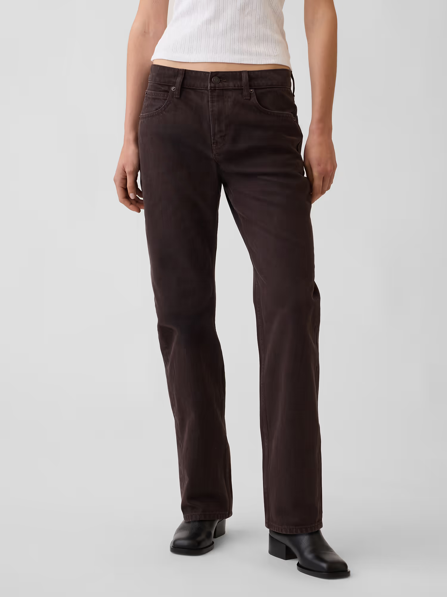 Gap, Mid Rise Straight Taper Jeans