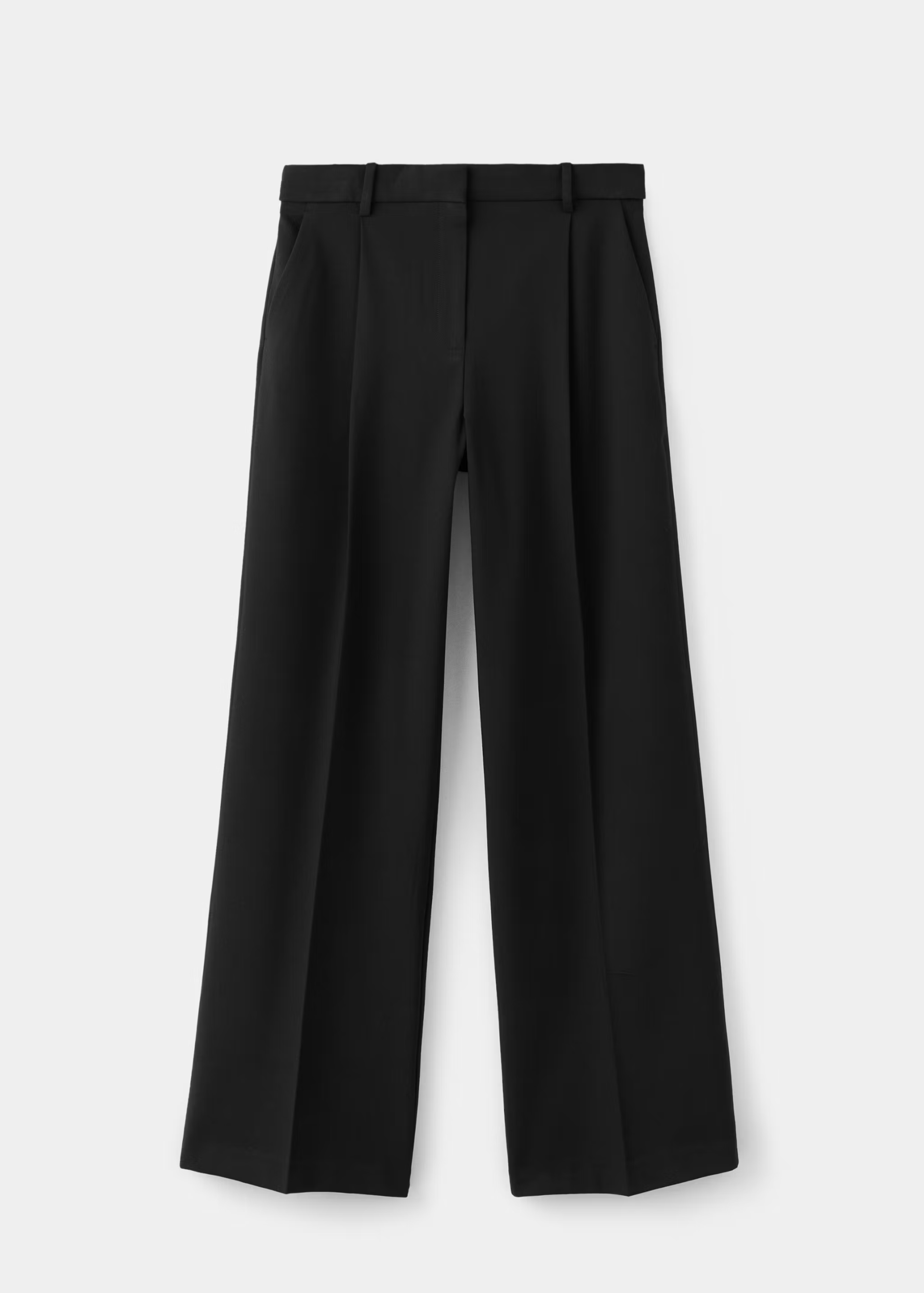 Mango, Straight-Fit Pleated Trousers