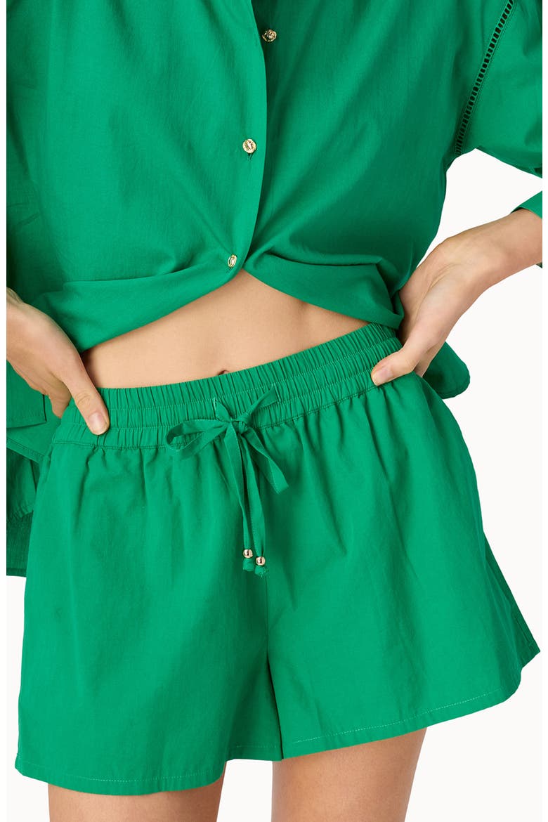 Oslo Cotton Poplin Drawstring Shorts