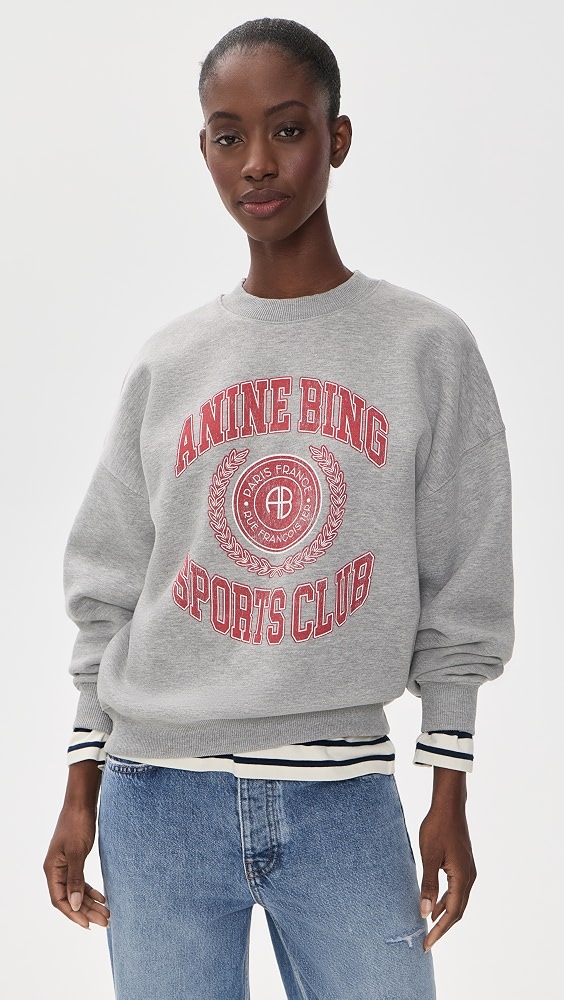 Miles Collegiate Sweatshirt - Grey