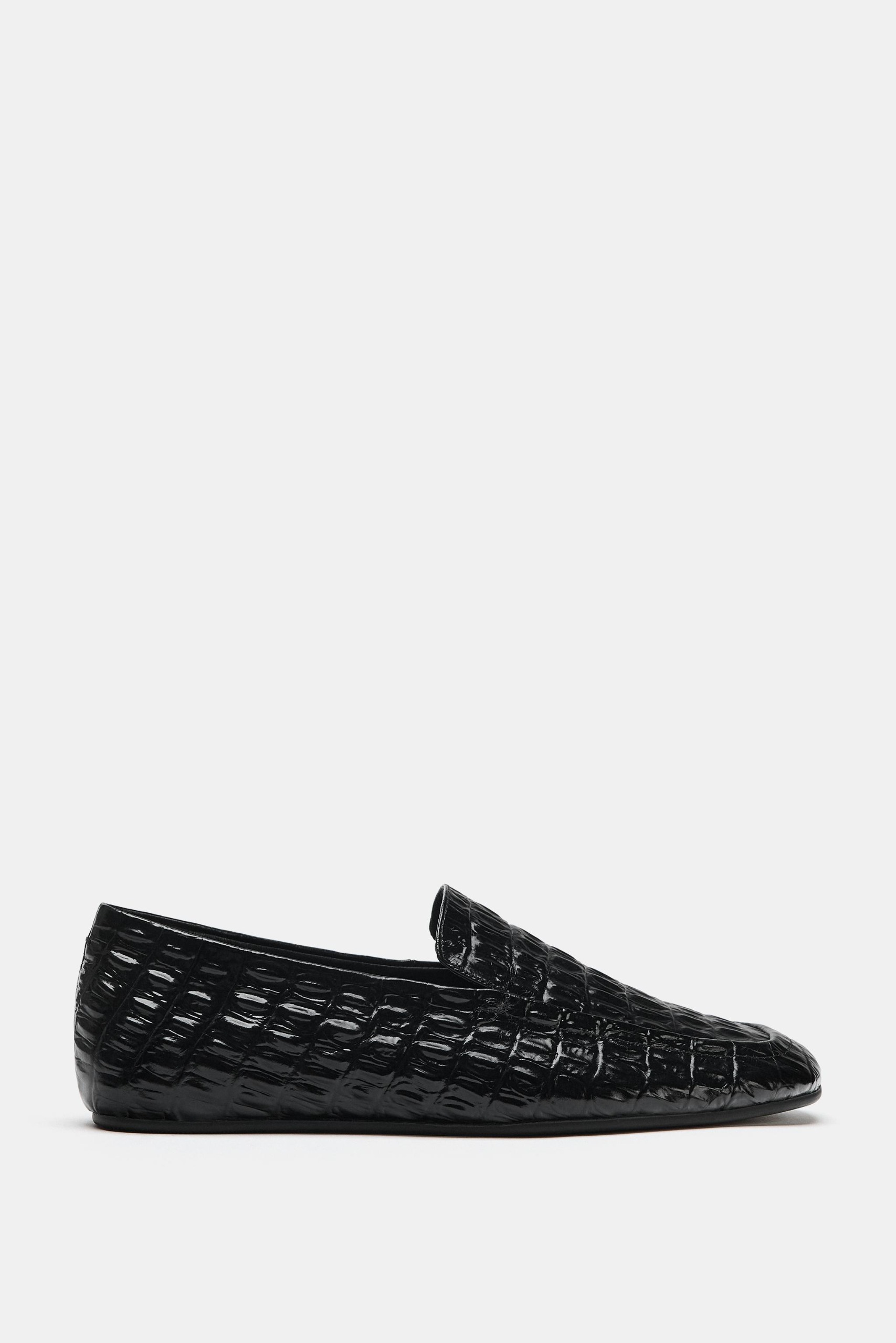 ZARA, Textured Leather Loafer