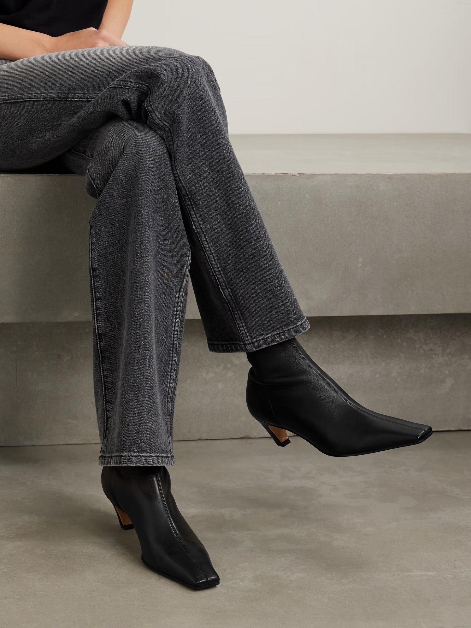 KHAITE, Arizona leather ankle boots