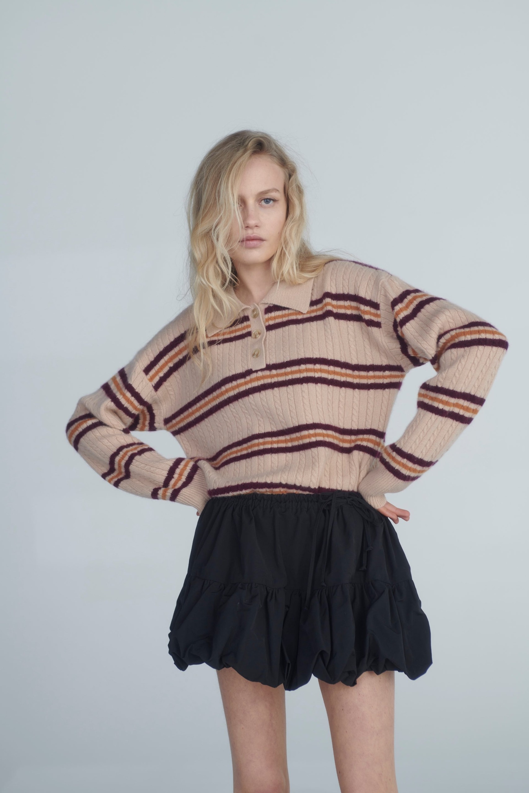 May Top - Buttermilk / Xs