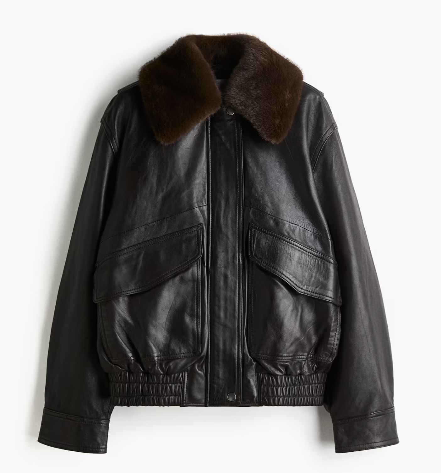 H&M, Oversized Leather Jacket