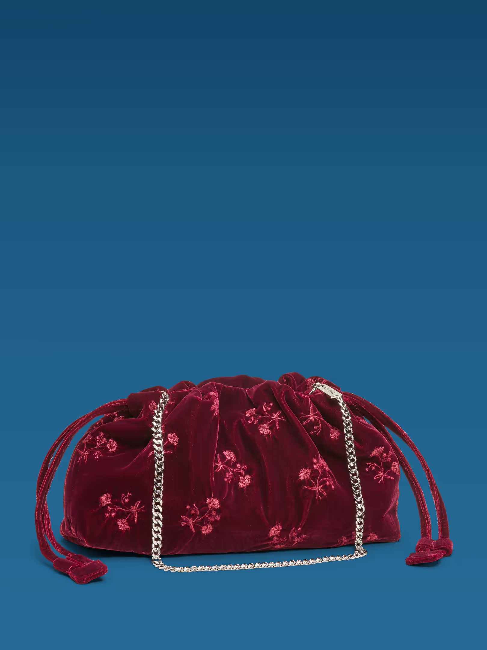 Old Navy X Altuzarra , Velvet Drawstring Baguette Bag