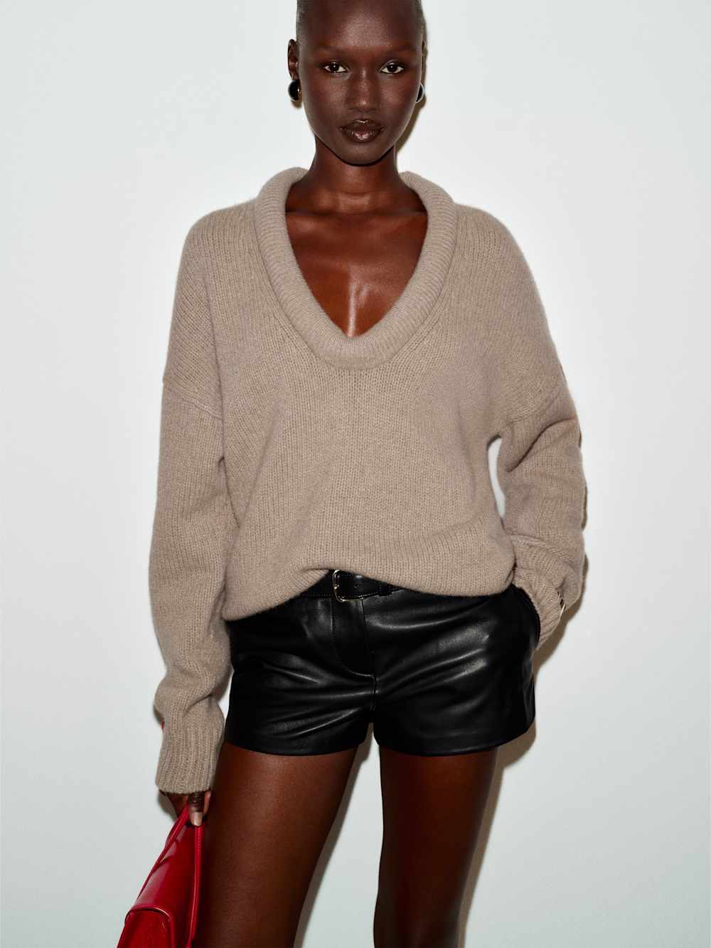 Jonie Cashmere Oversized Scoop Neck