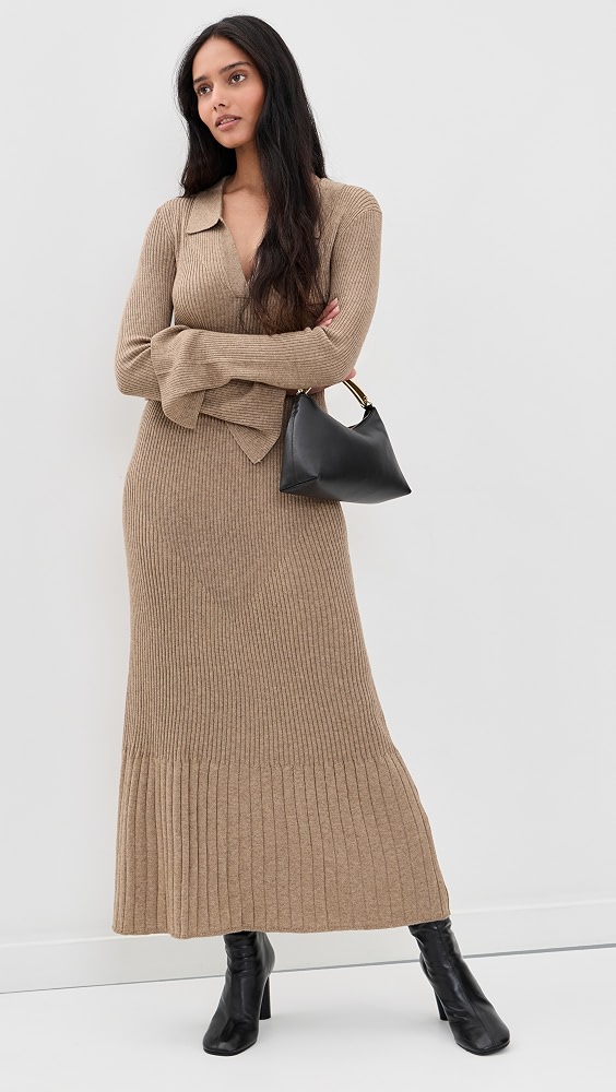 Nicole Knit Dress - Mocha