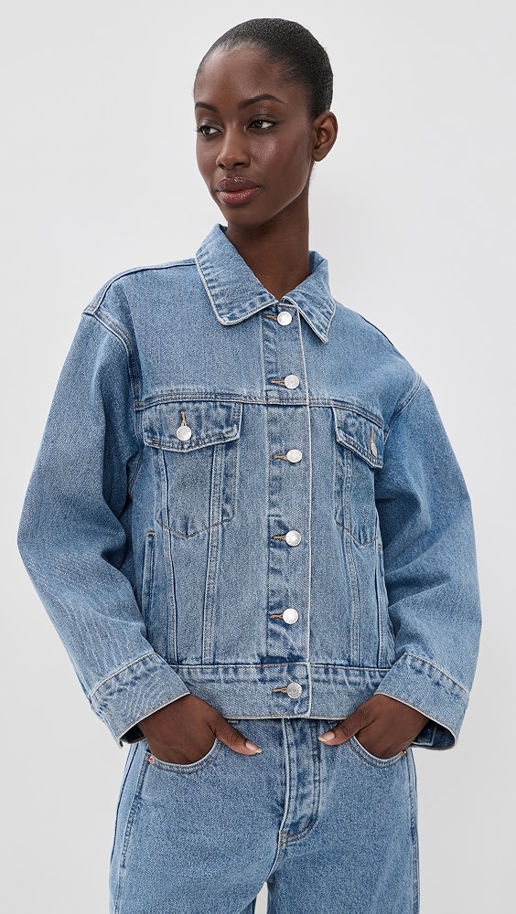 Oversized Denim Jacket - Vintage Wash