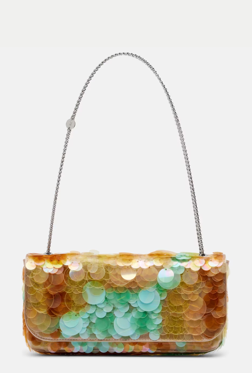 Sparkle Sequined Shoulder Bag in Multicoloured - Rabanne