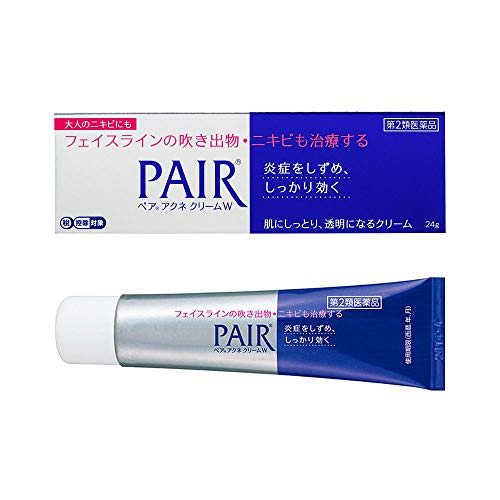 Lion Pair Acne Cream &ndash; Large 24g Size &ndash; Authentic Japanese Formula for Pimples, Redness & Inflammation &ndash; Fast-Acting, Non-Irritating Spot Treatment