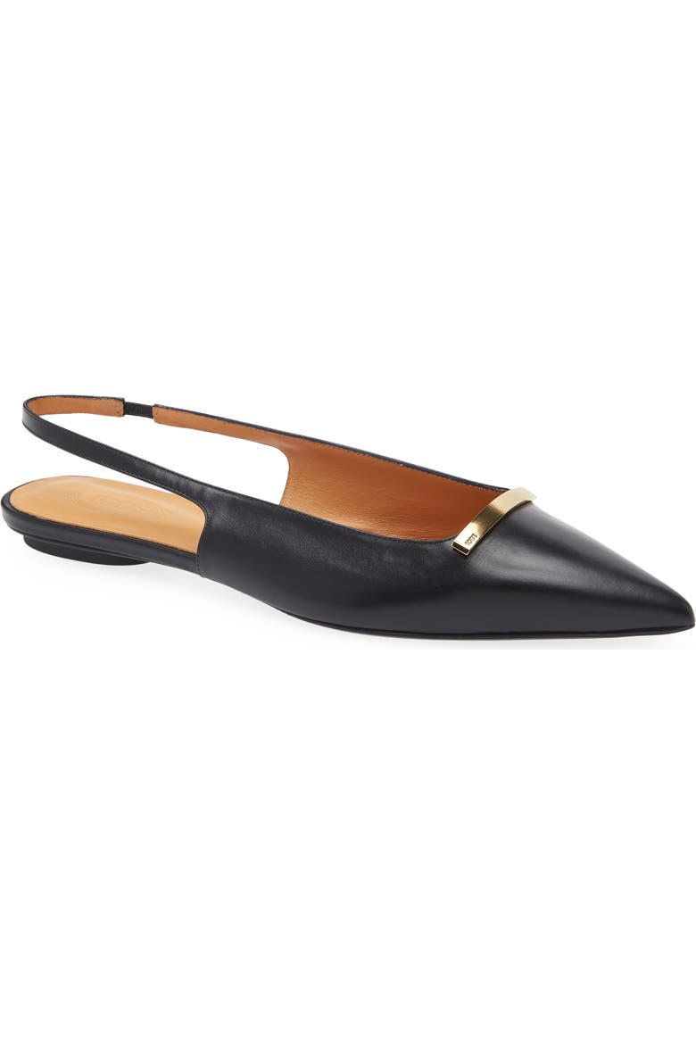 Barretta Pointed Toe Slingback Flat