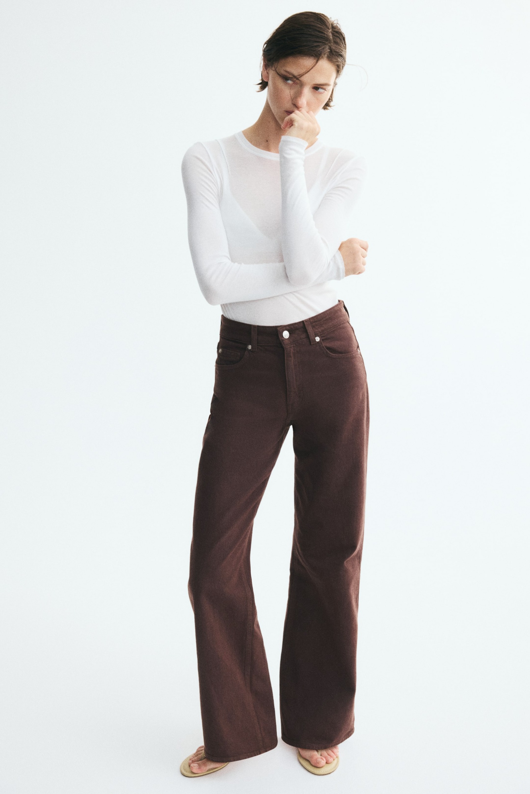 Wide High Waist Jeans