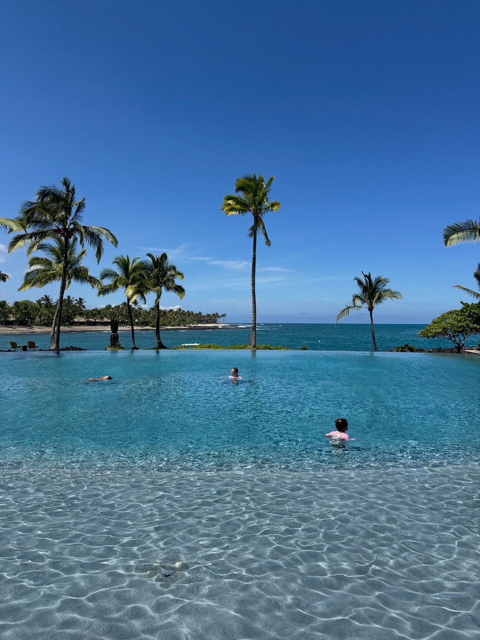 The pool at Kona Village, Hawaii