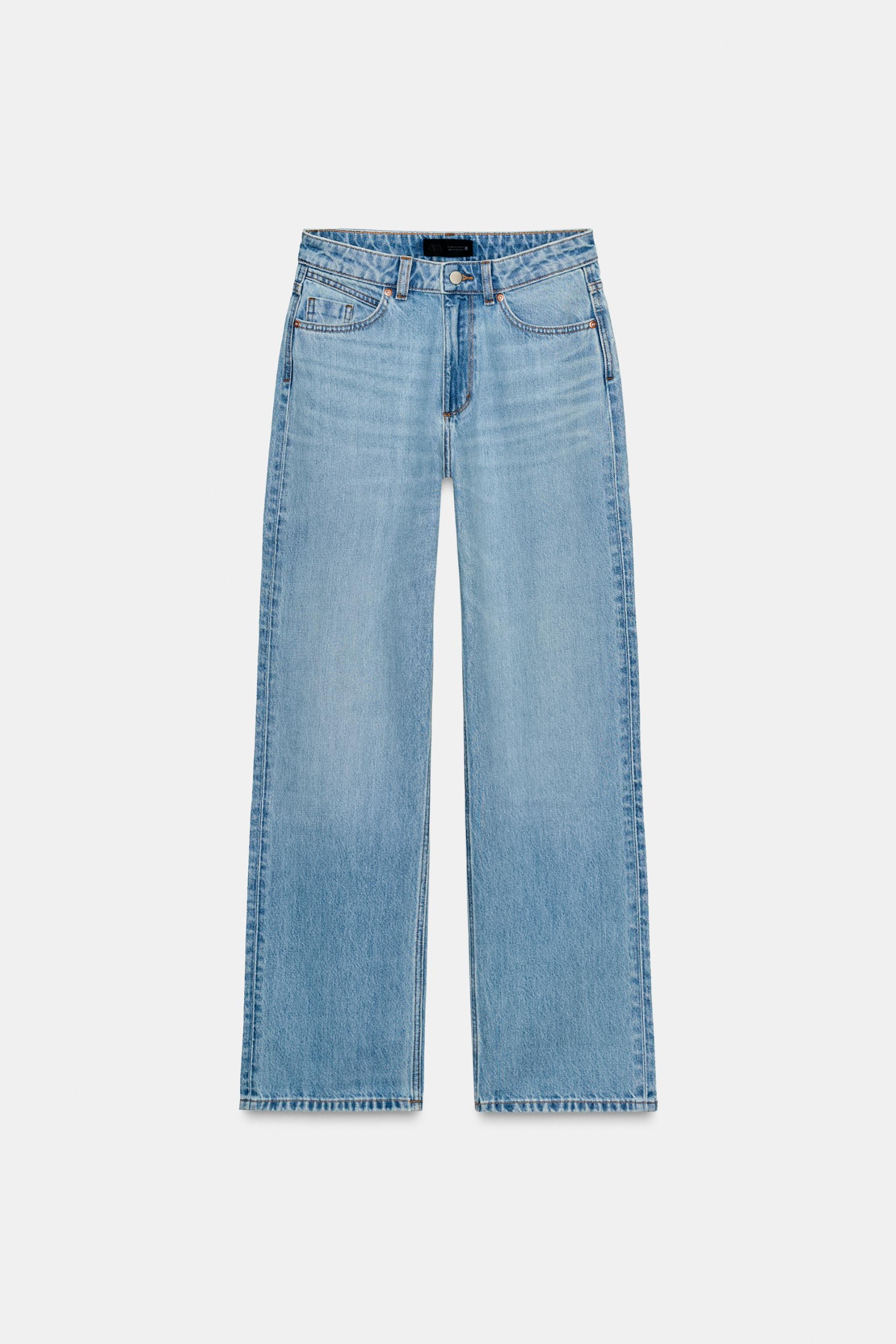 ZARA, High Rise Regular Long Length Jeans