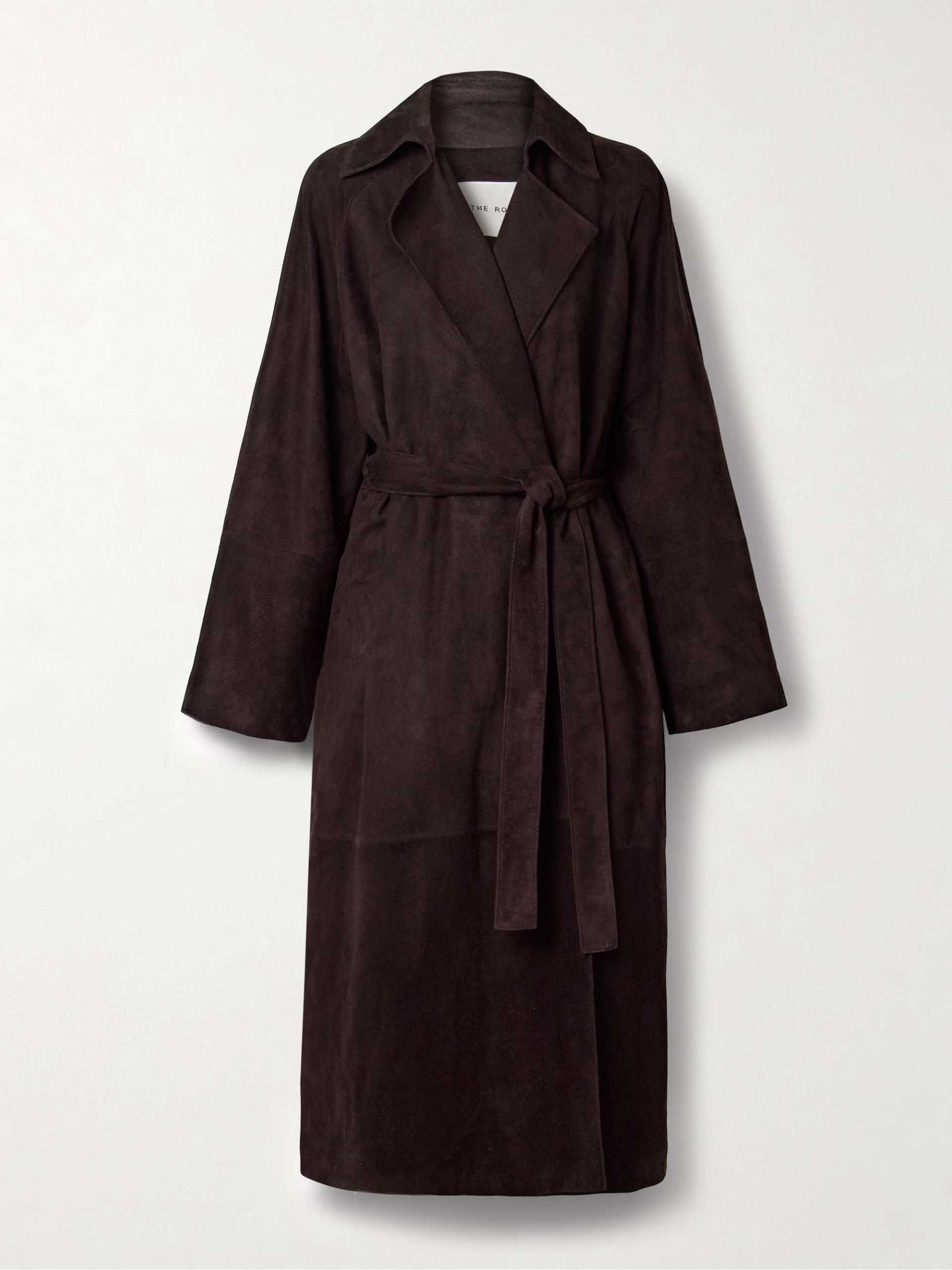 Solana Suede Trench Coat