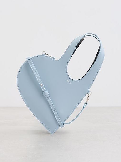 Mini Heart Tote - Blue Light