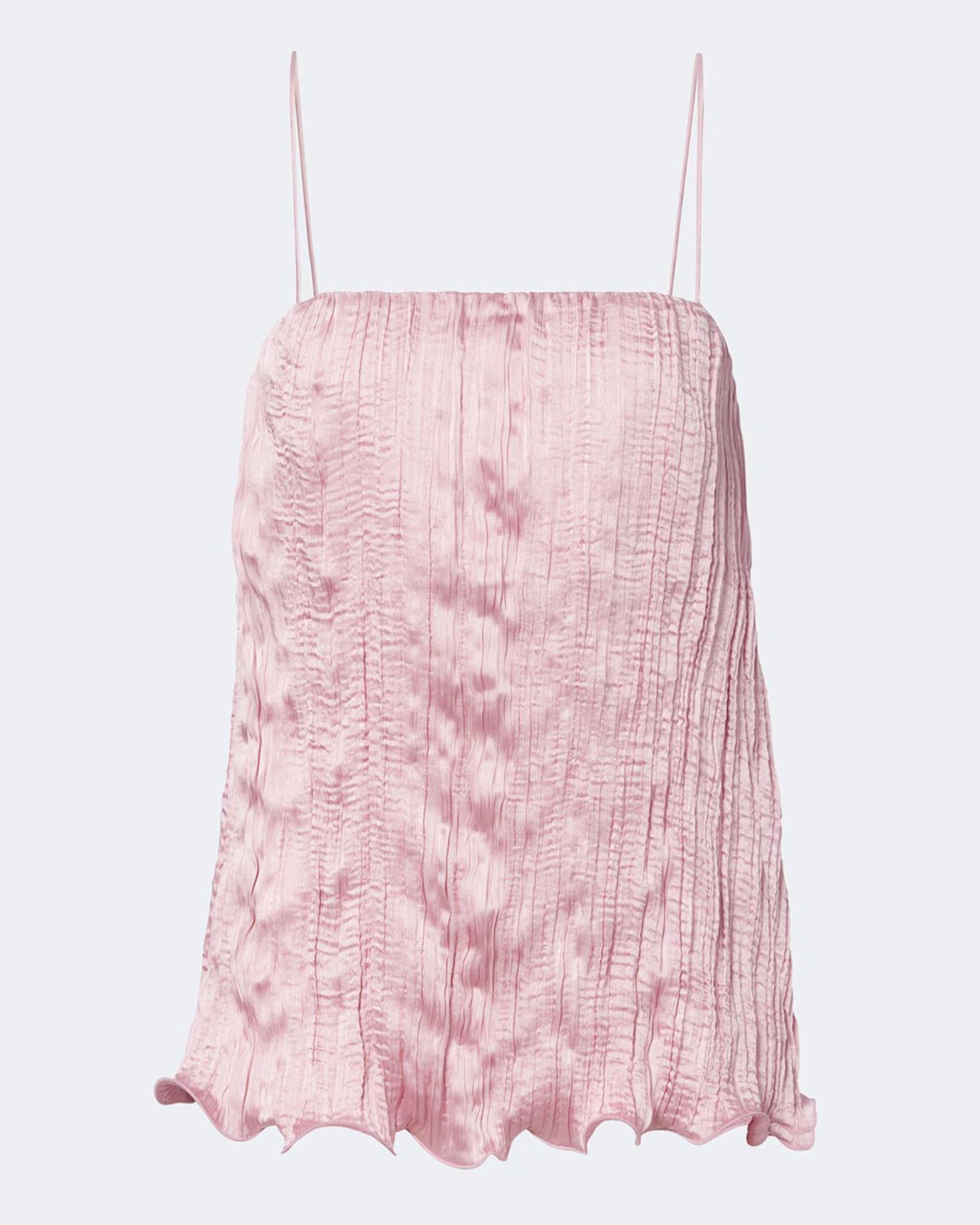 Esme Satin Top in Pink - Posse
