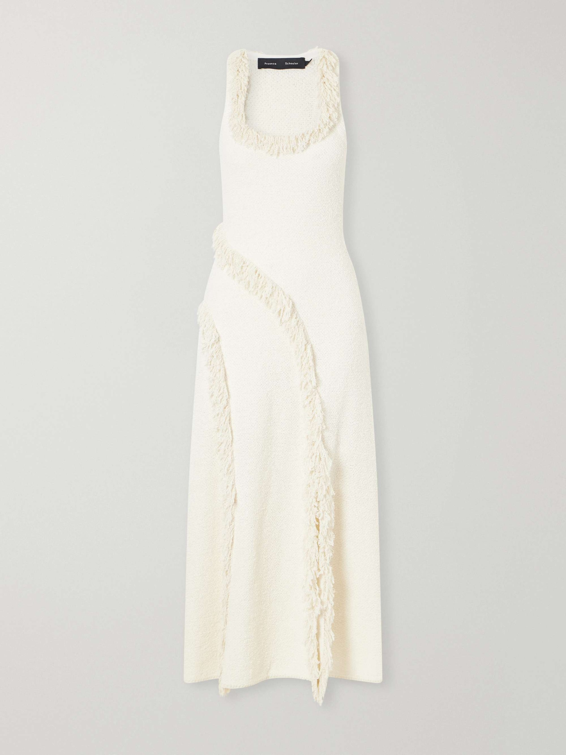 Nilo Fringed Jacquard Midi Dress