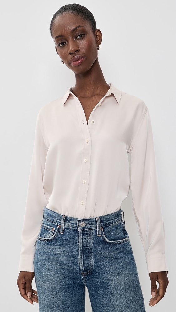 Silky Smooth Button Down Thong Bodysuit - Debs Birch