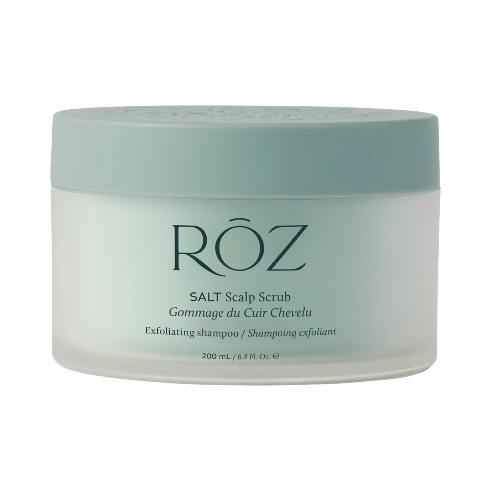 Salt Scalp Scrub Exfoliating Detox Shampoo With Aha & Bha