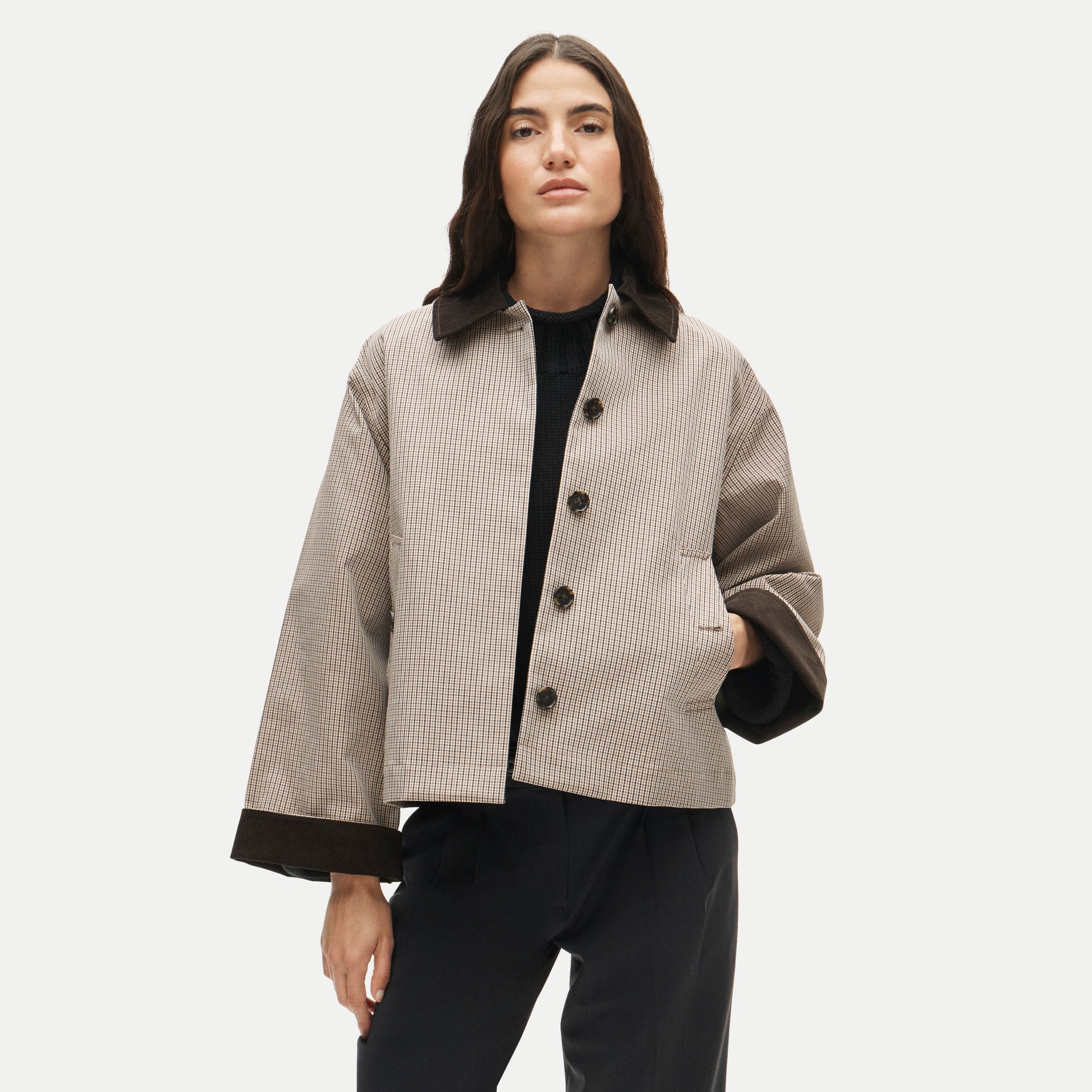 2026 Barn Jacket&trade; in Plaid Double-Faced Cotton