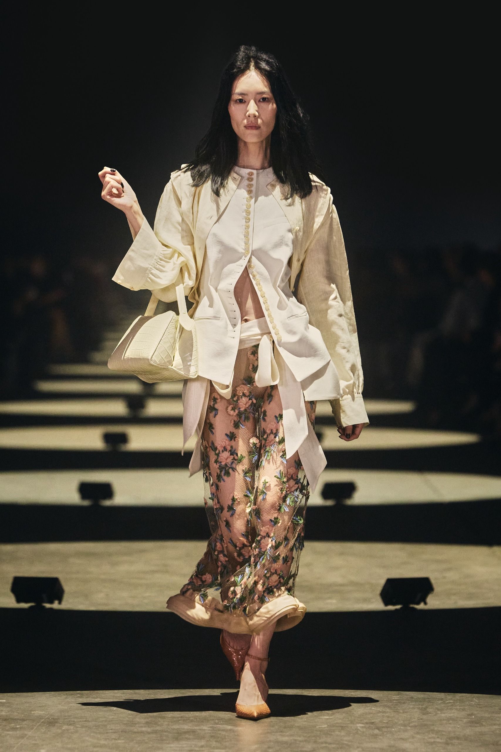 Khaite S/S 27, exposed underwear trend