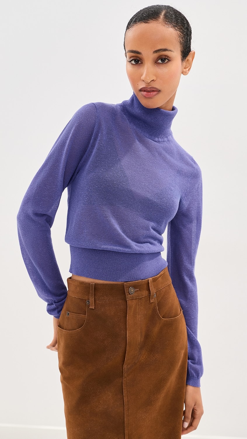 LE BOP, Palmer Turtleneck Pullover - Thunderstom Grey