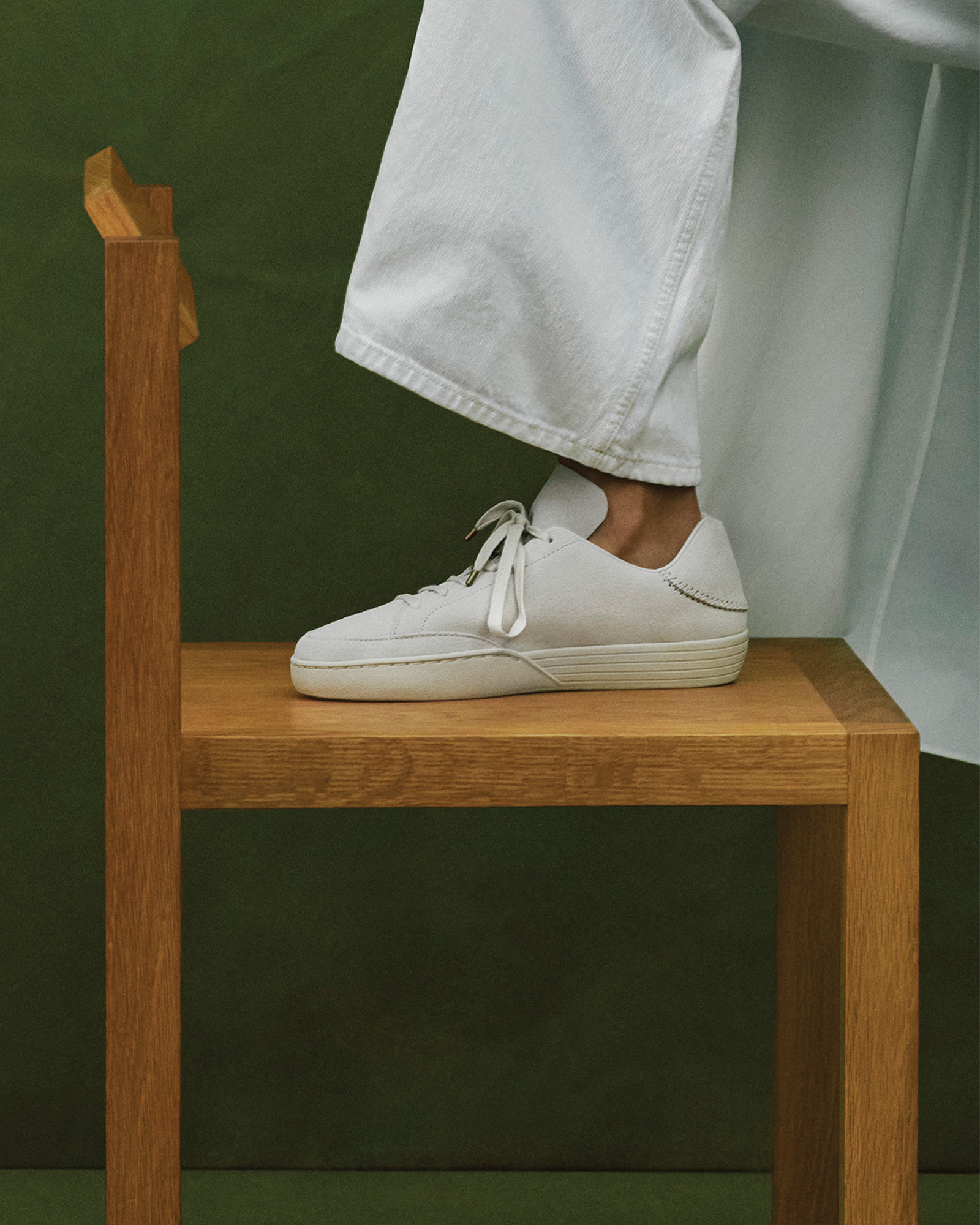 A close-up photo taken by photographer Collier Schorr of the new Kallmeyer x Nike Centre sneakers.