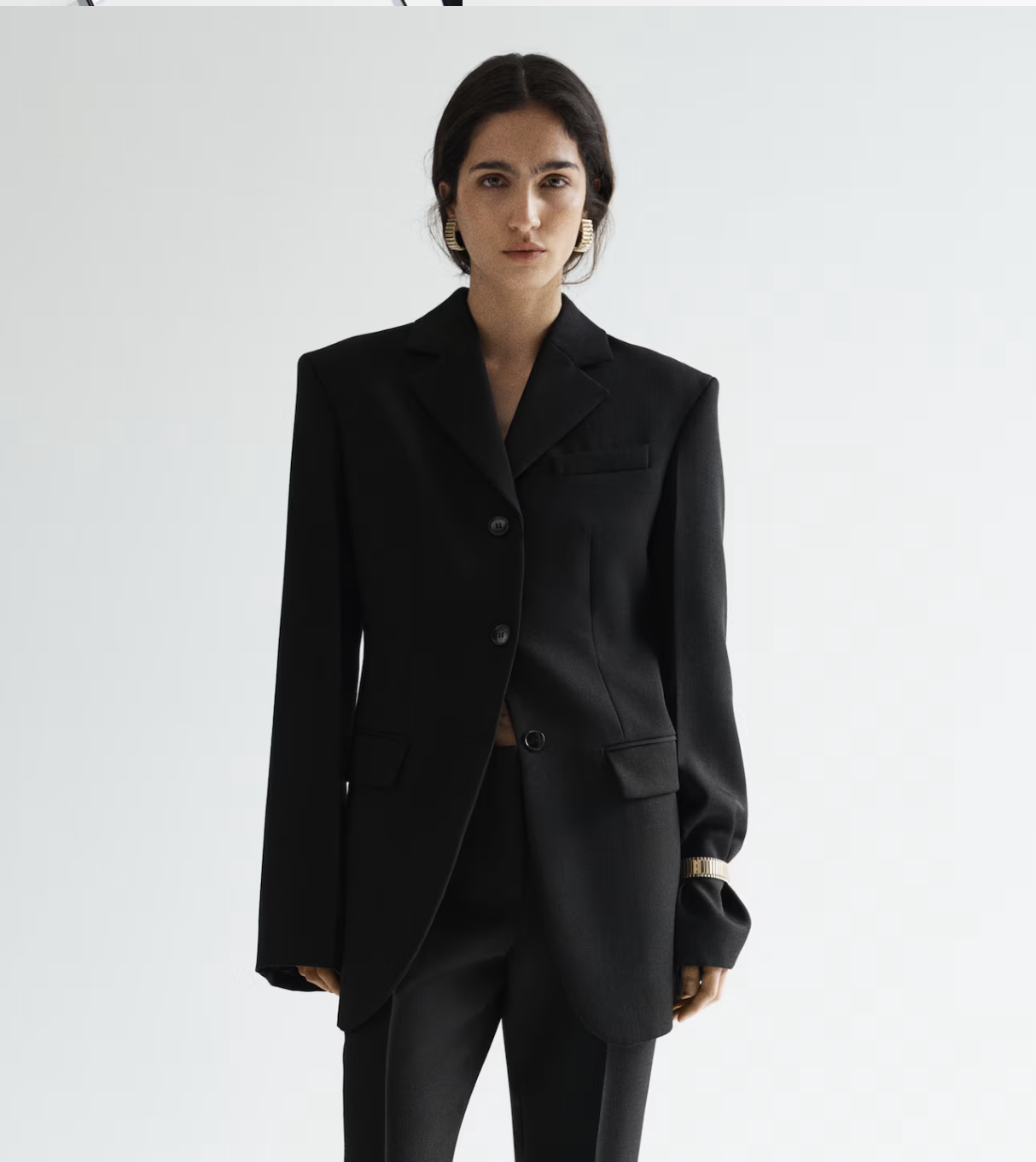 H&M, Single-Breasted Wool Blazer