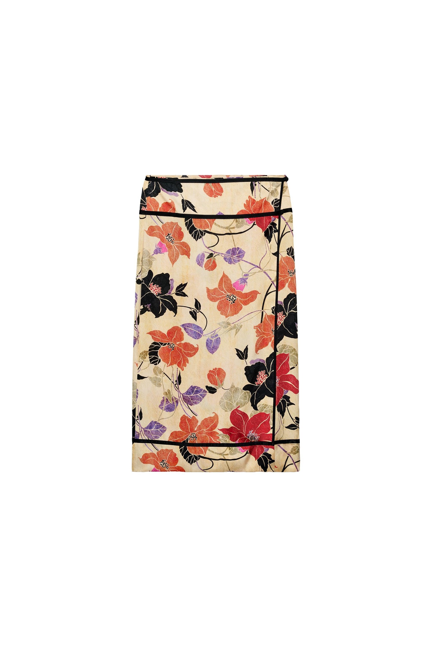 ZARA, Floral Sarong Skirt