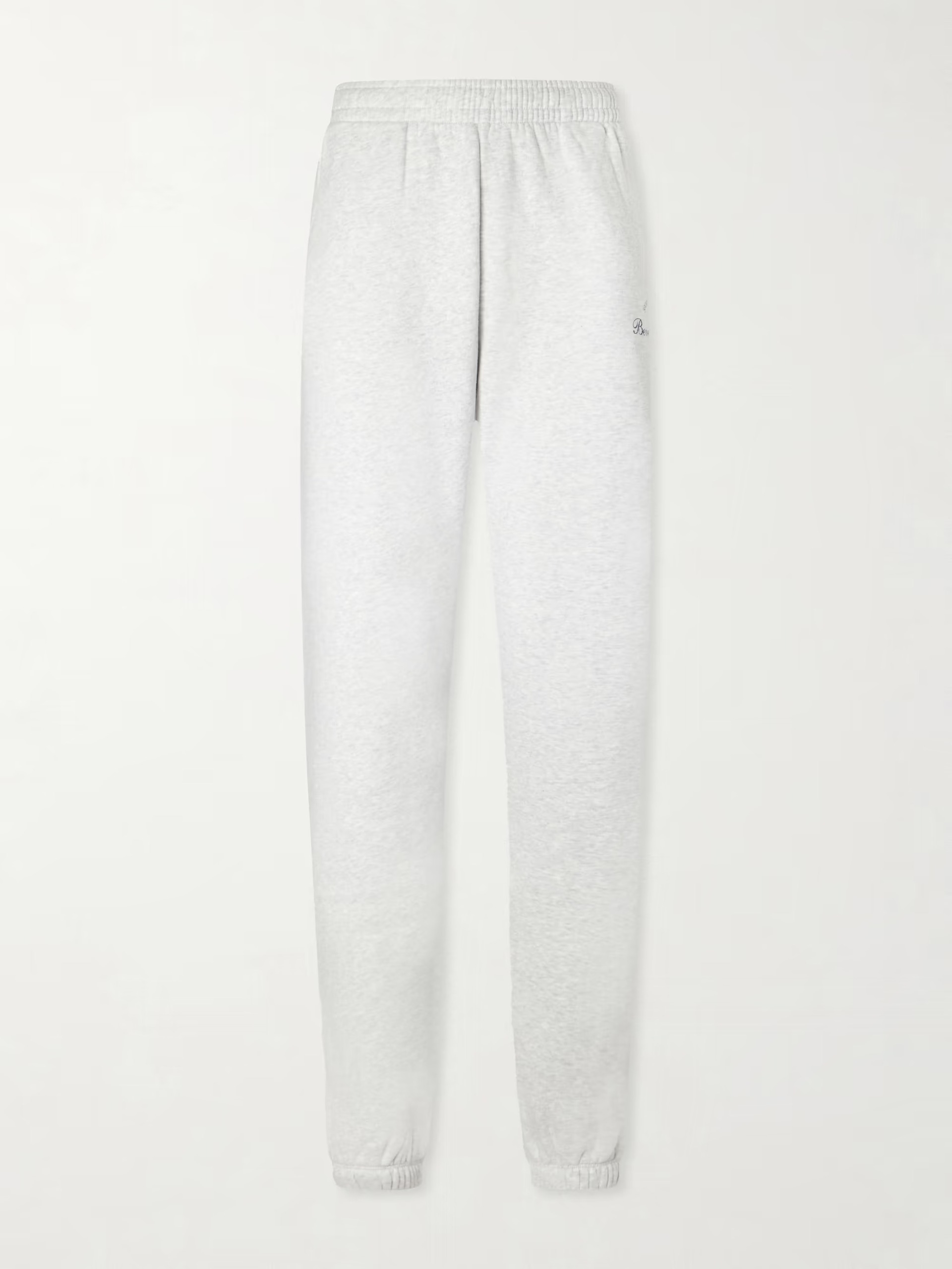 SPORTY & RICH, Beverly Script cotton-jersey track pants