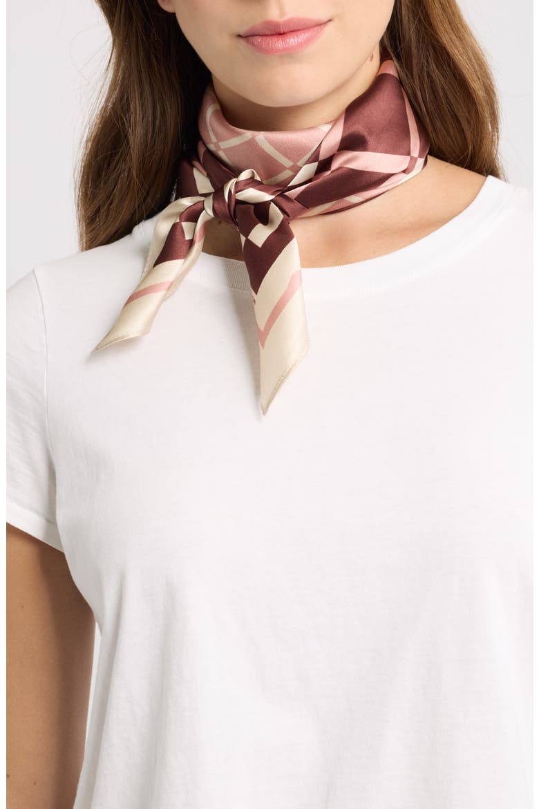 Pop Geo Silk Scarf