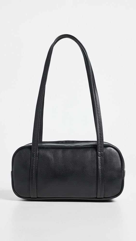 Petit Dual Zip Shoulder Bag - Black