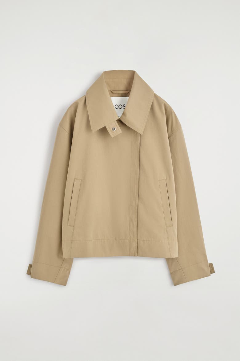 Rounded Short Trench Coat