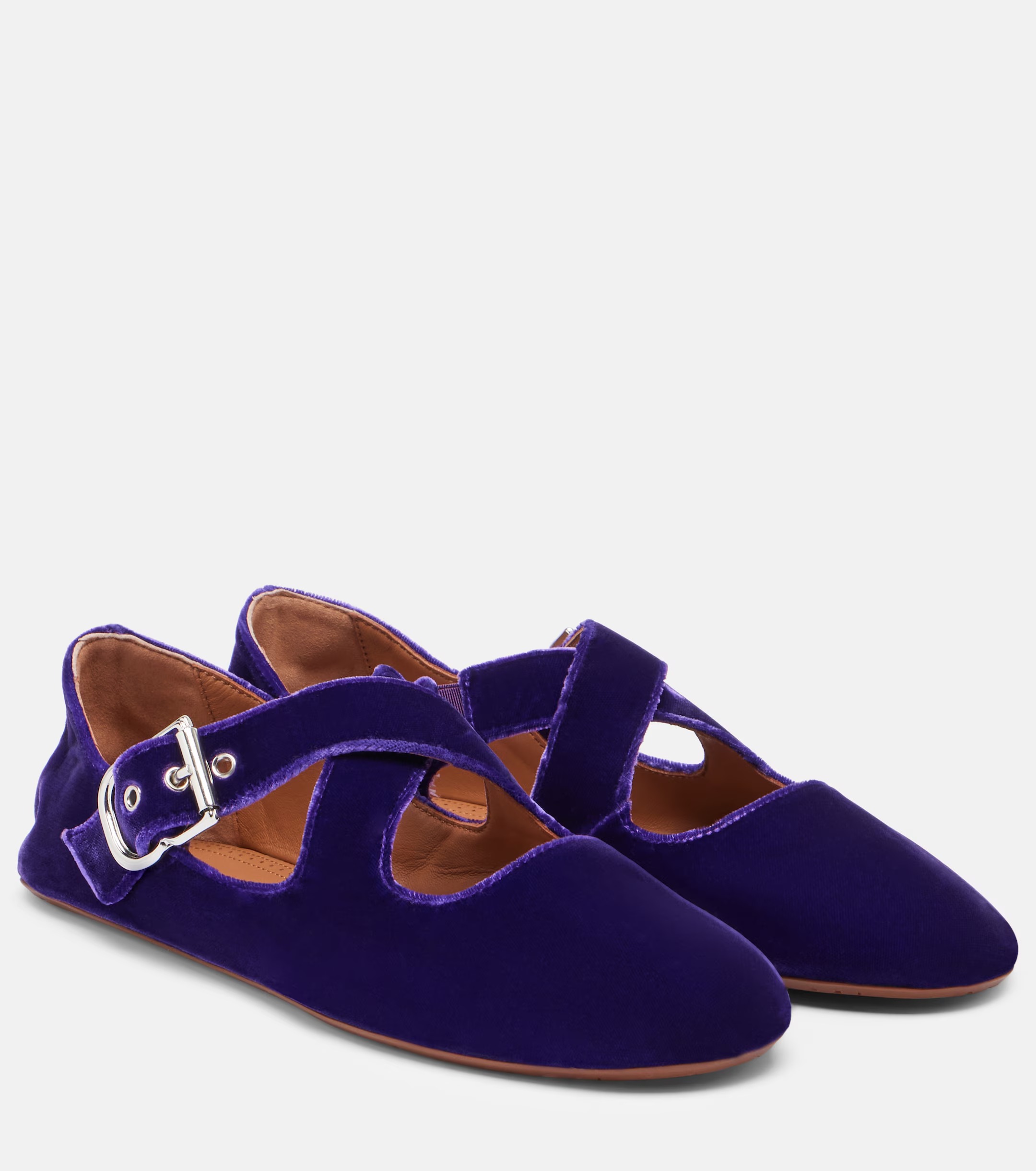 Alaïa, Velvet Ballet Flats