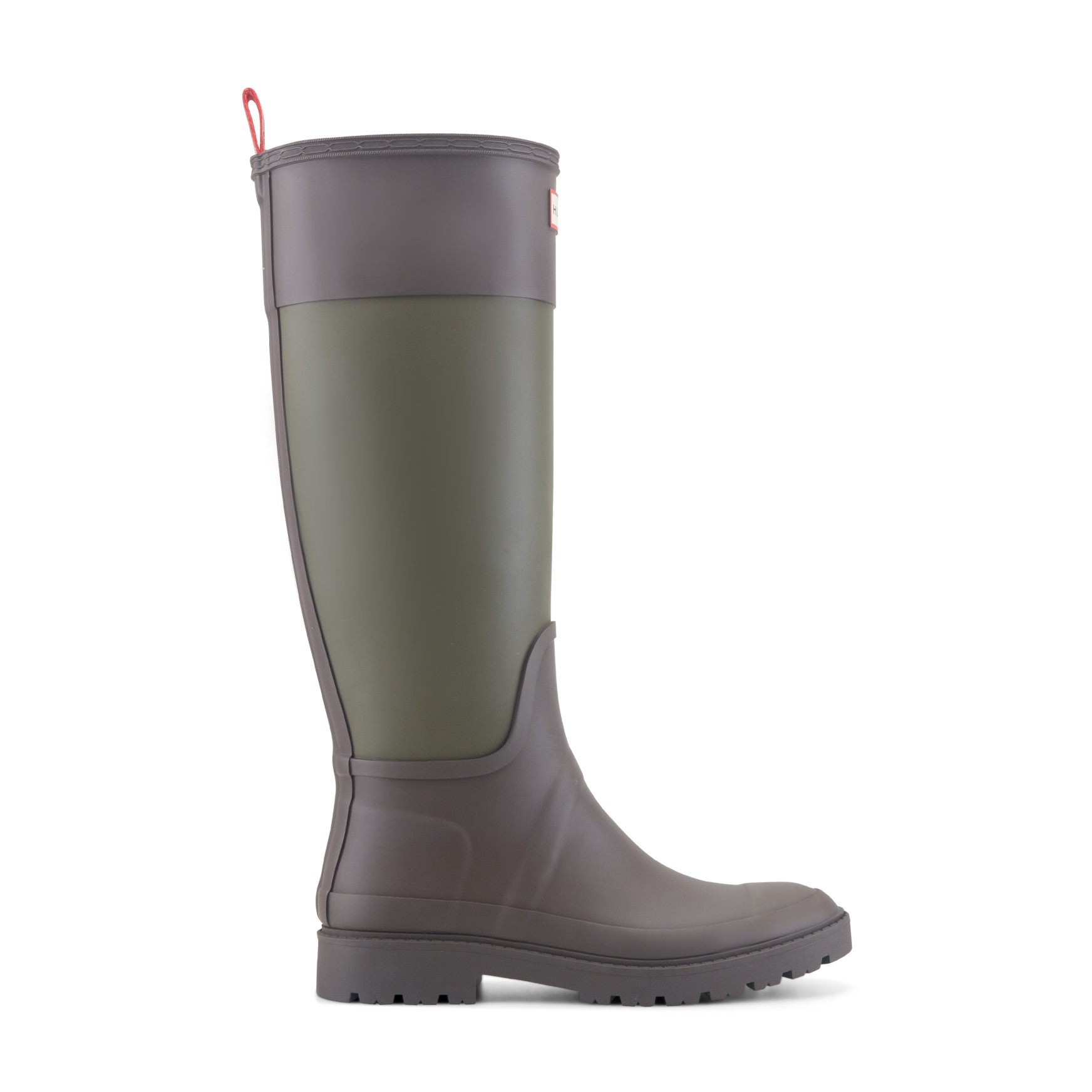Women's Nissa Waterproof Tall Riding Boots - 5 / Dark Green/brown