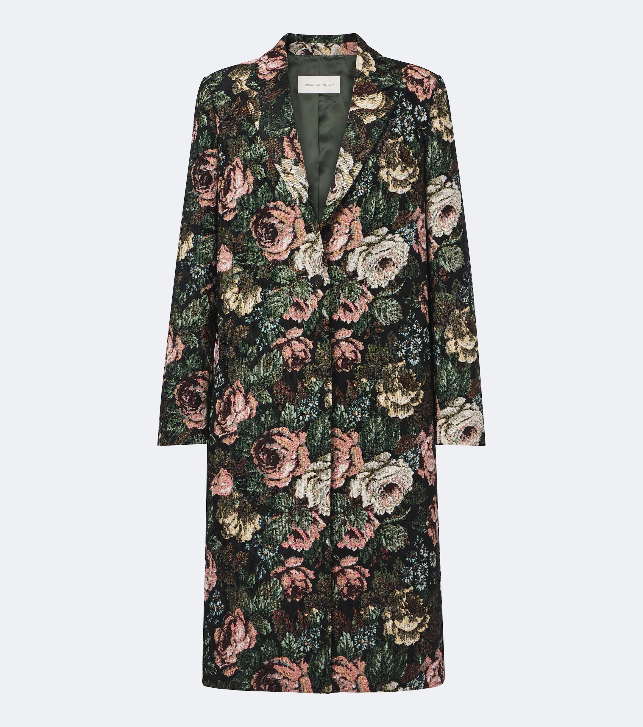 Dries Van Noten, Floral Jacquard Coat