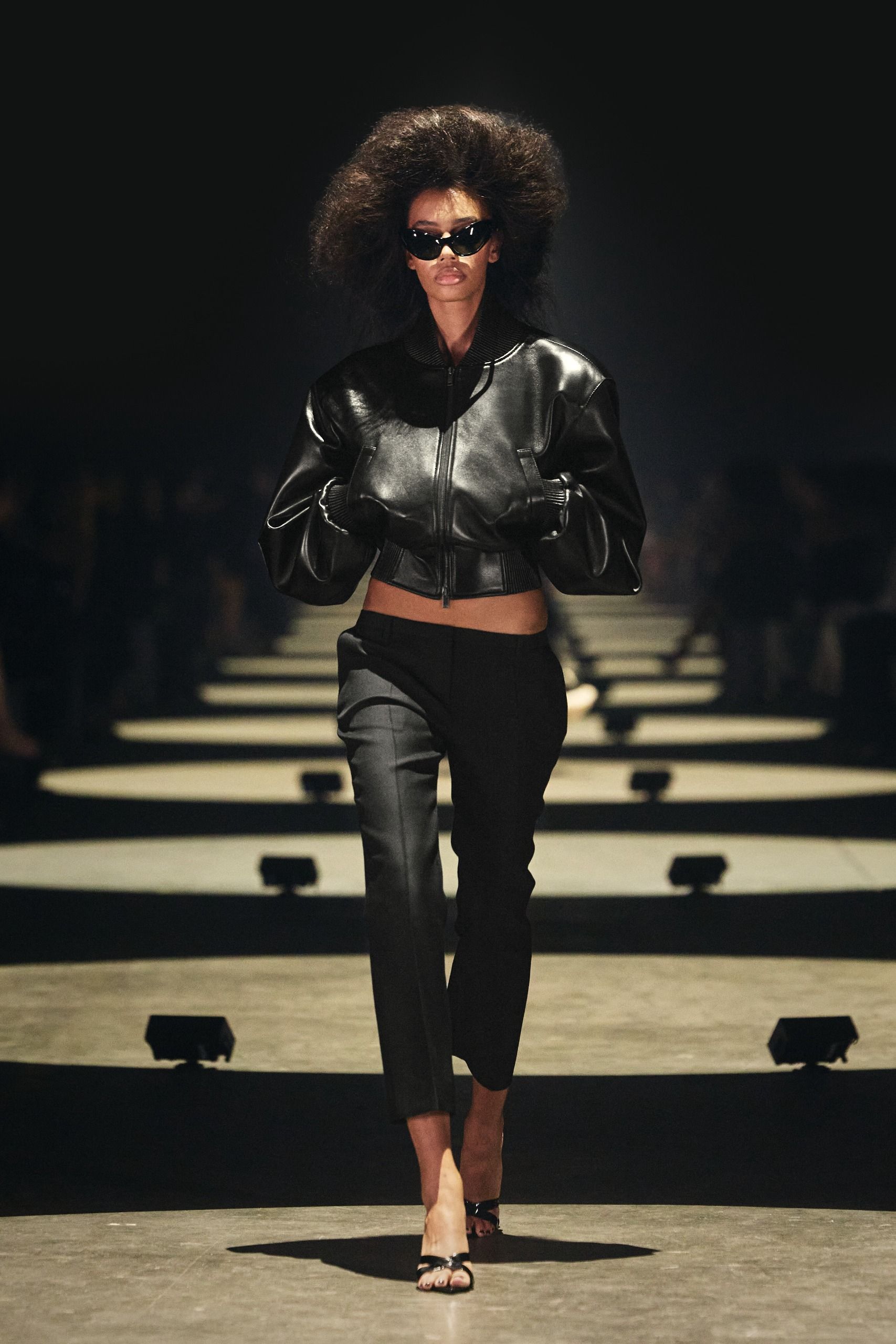 Khaite S/S 27 runway, cropped skinny pants trend
