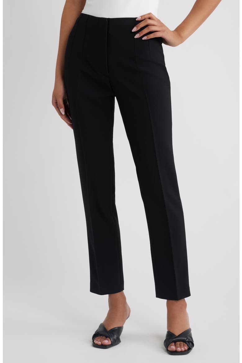 Icon Twill High Waist Cigarette Pants
