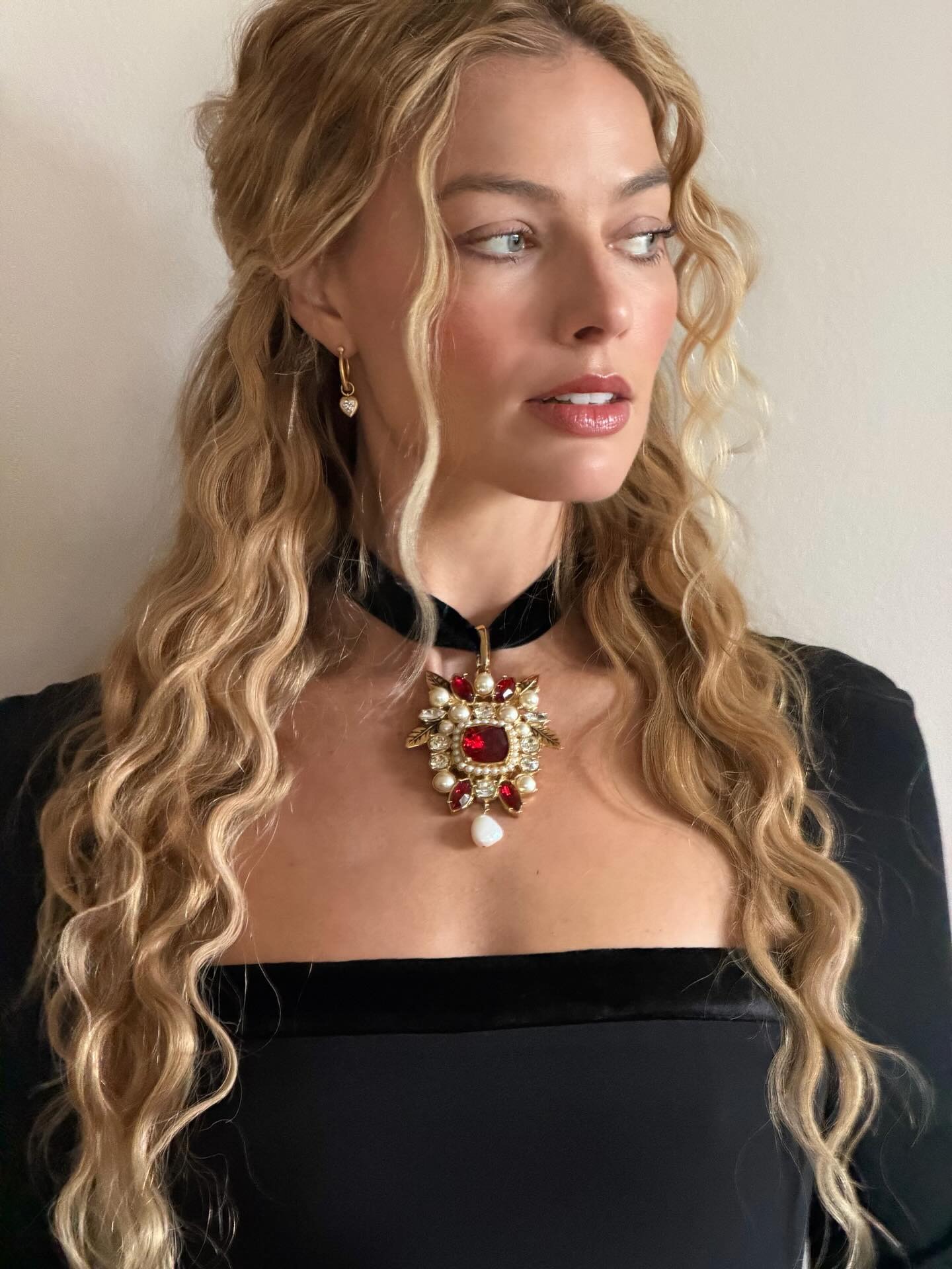 Margot Robbie with waves