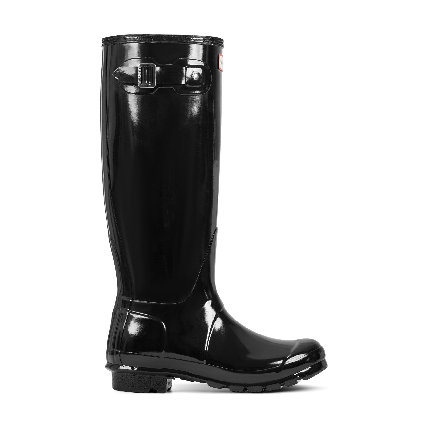 Women's Original Tall Gloss Rain Boots - 5 / Black Gloss