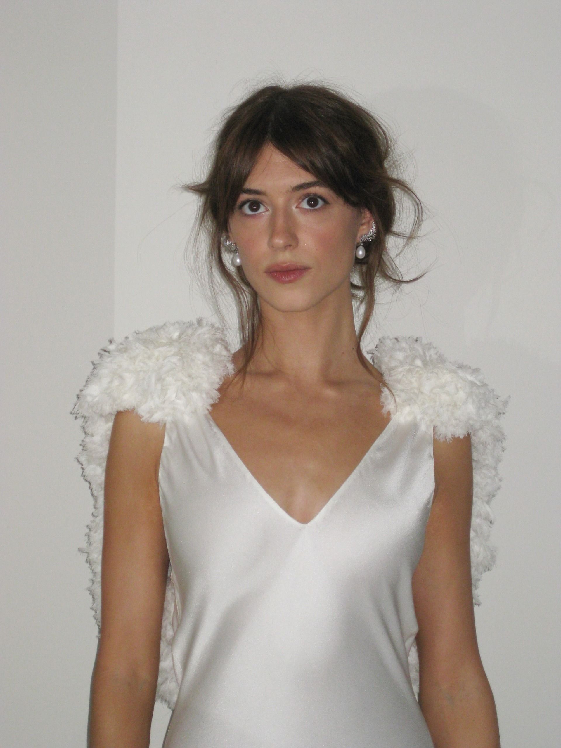 Daisy Edgar-Jones wearing bangs.