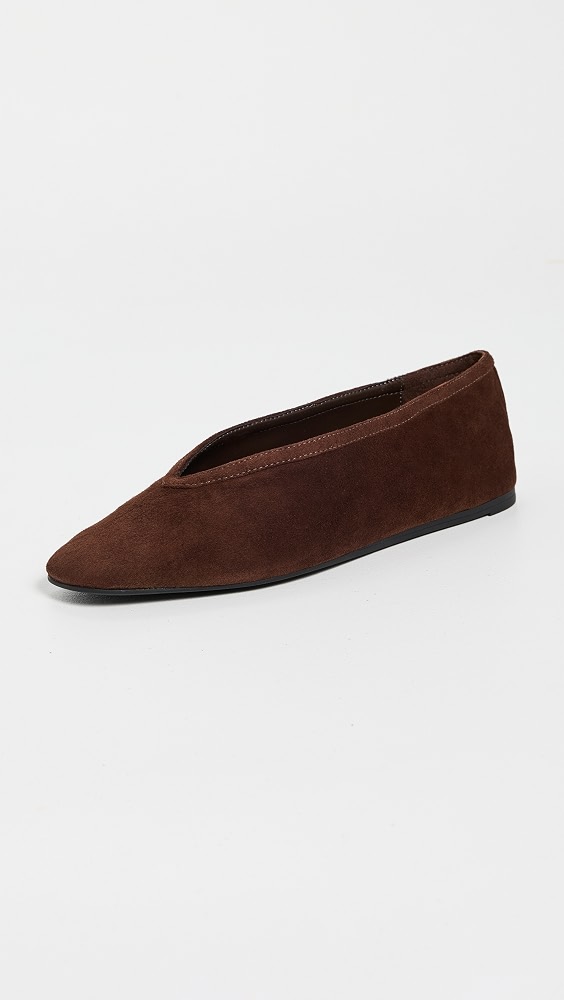 Courtney Flats - Seal Brown