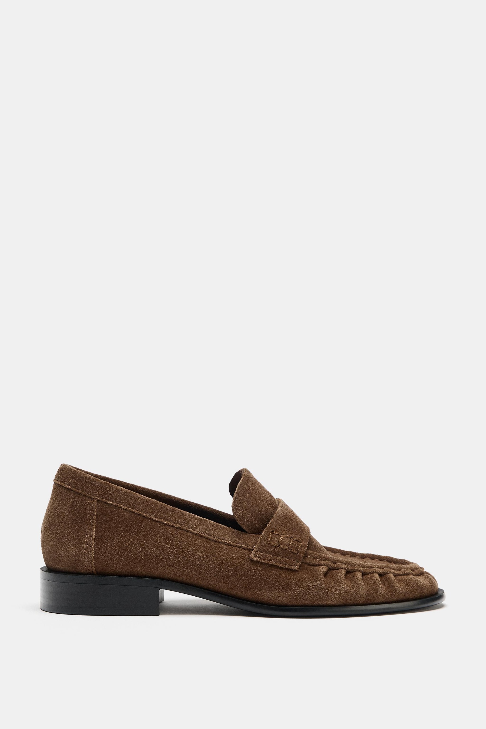 ZARA, Suede Loafers