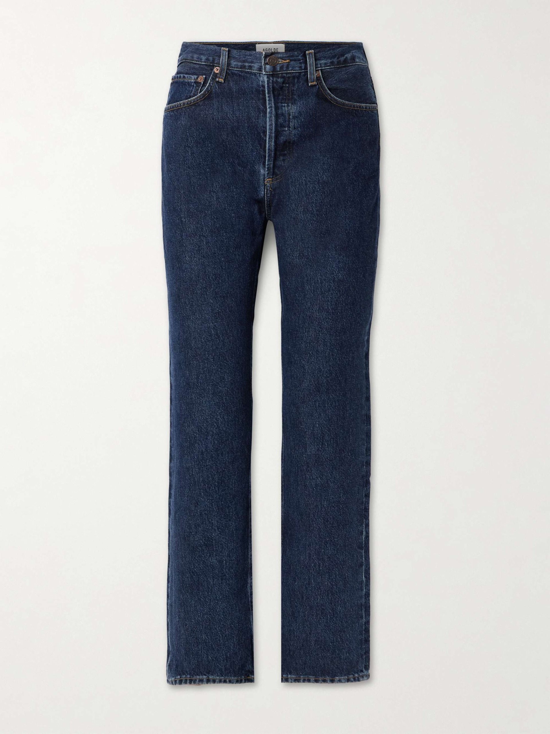 90's Pinch Waist High-Rise Straight-Leg Jeans