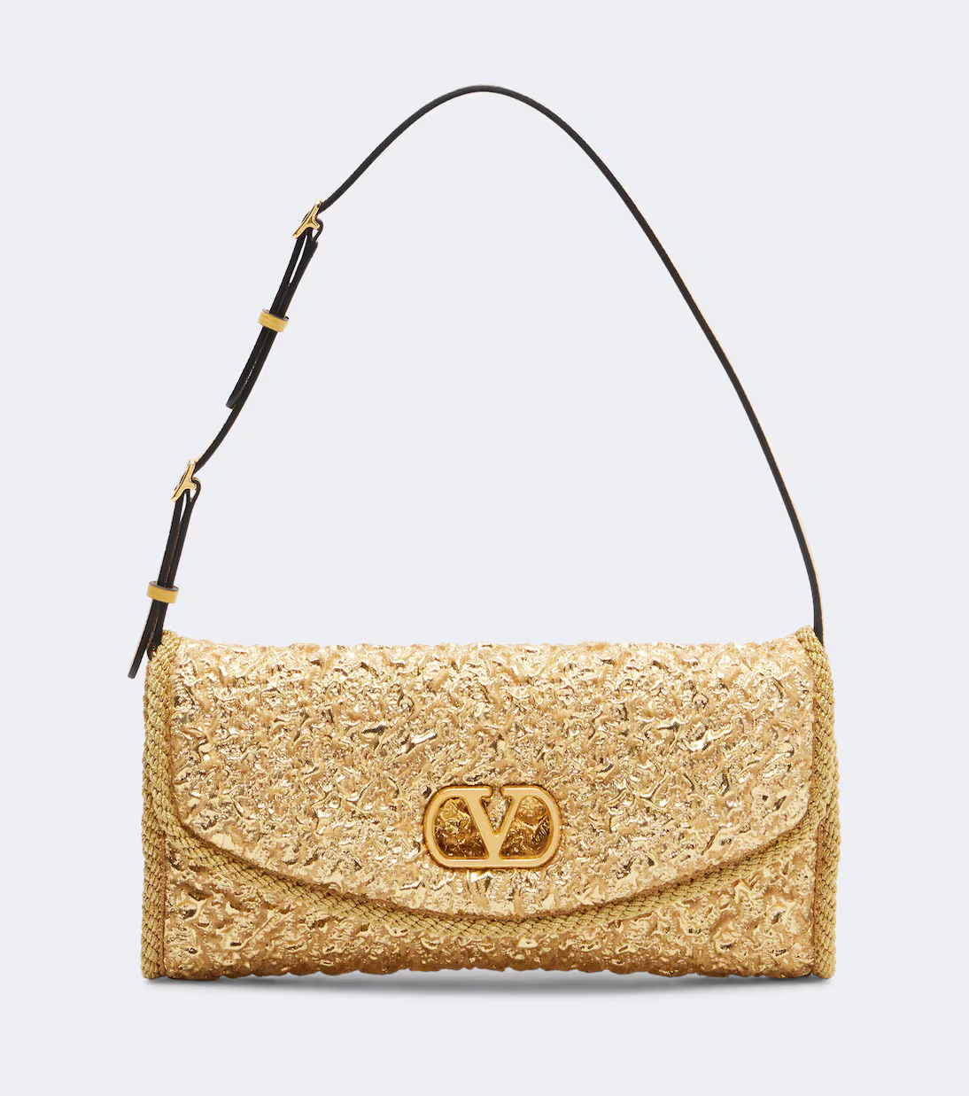 Valentino Garavani, DeVain Small Cloqu&eacute; Jacquard Shoulder Bag