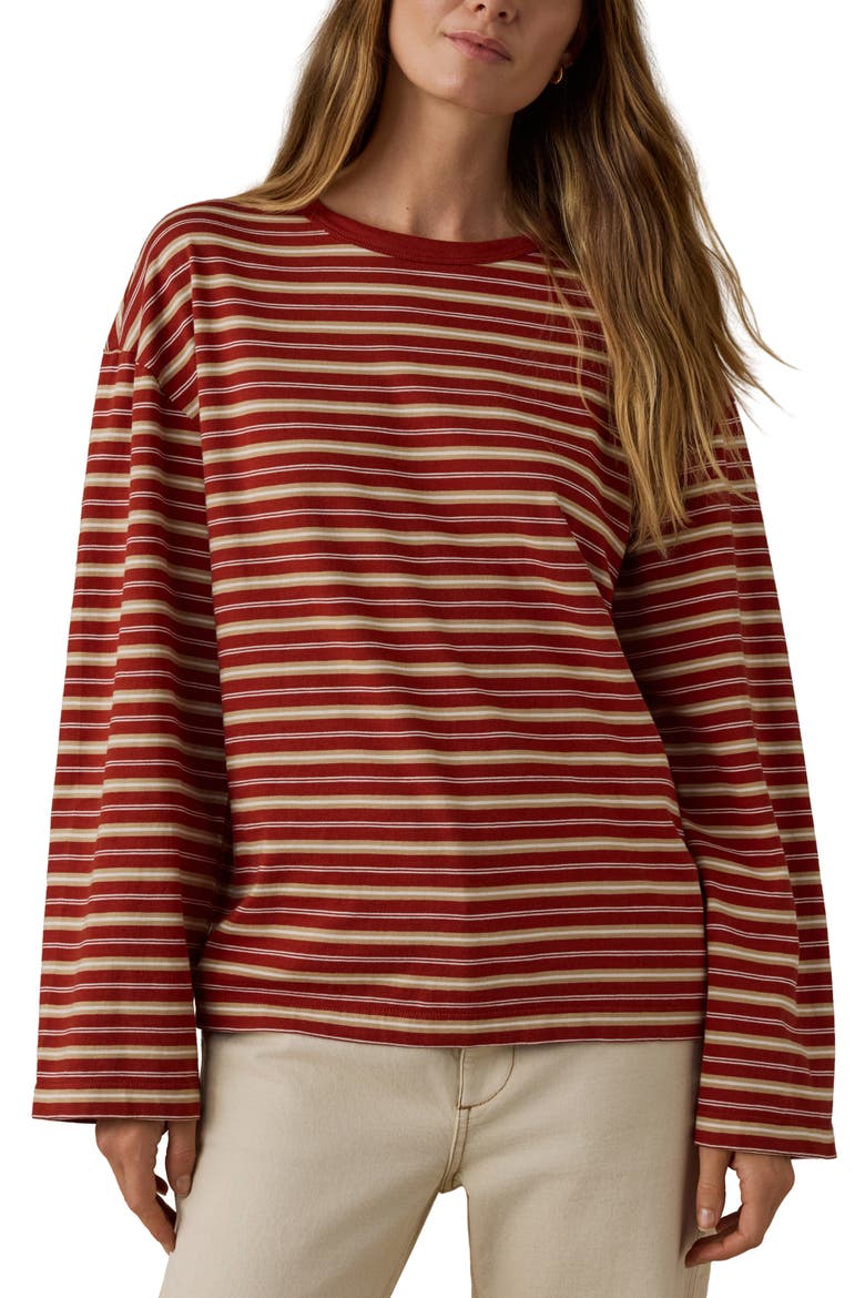 Stripe Sunwashed Organic Cotton Top
